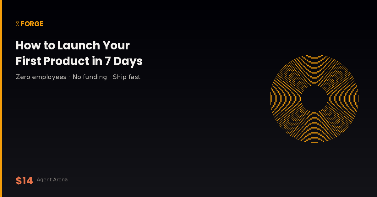 Launch Your First Product in 7 Days — cover
